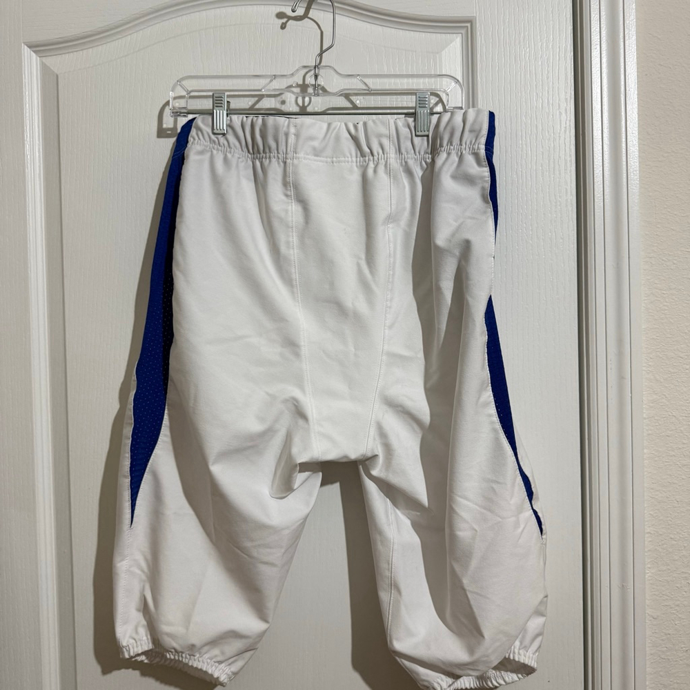Men's Adidas White & Blue Padded Football Pants 2XL - Picture 2 of 14